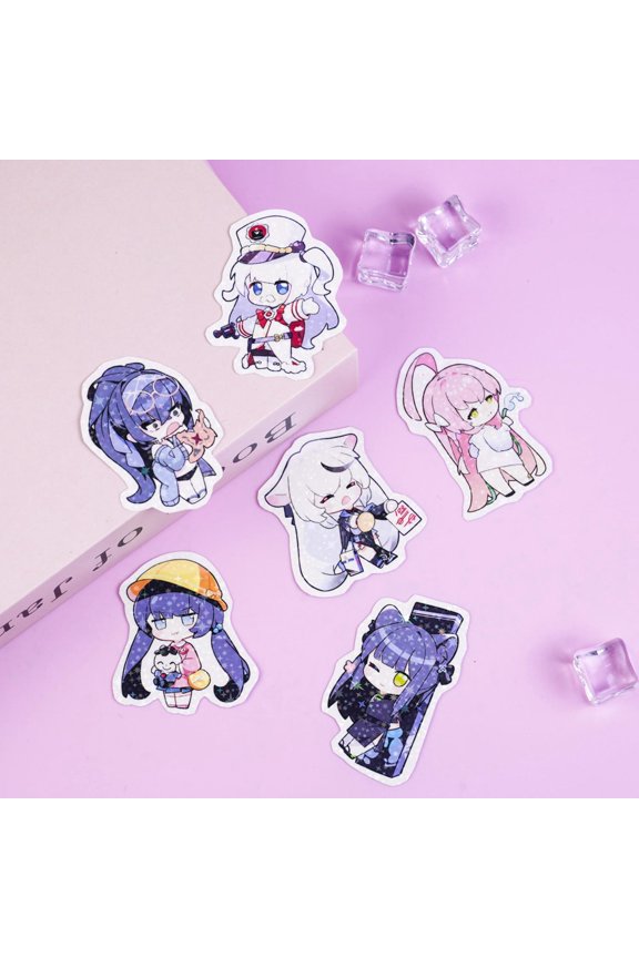 School RPG Game keychain - Vibrant Character Decals for Planners, s & Fandom Enthusiasts, RANDOM 1 PACK