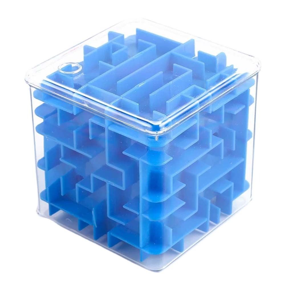 Cube Labyrinthe 3D Avec Bille à Faire Rouler - Jeu De Réflexion Et D'adresse Pour Tous âges (idéal Cadeau)