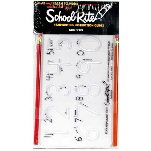 Teacher Created Resources School-Rite® Handwriting Instruction Guides - Numbers