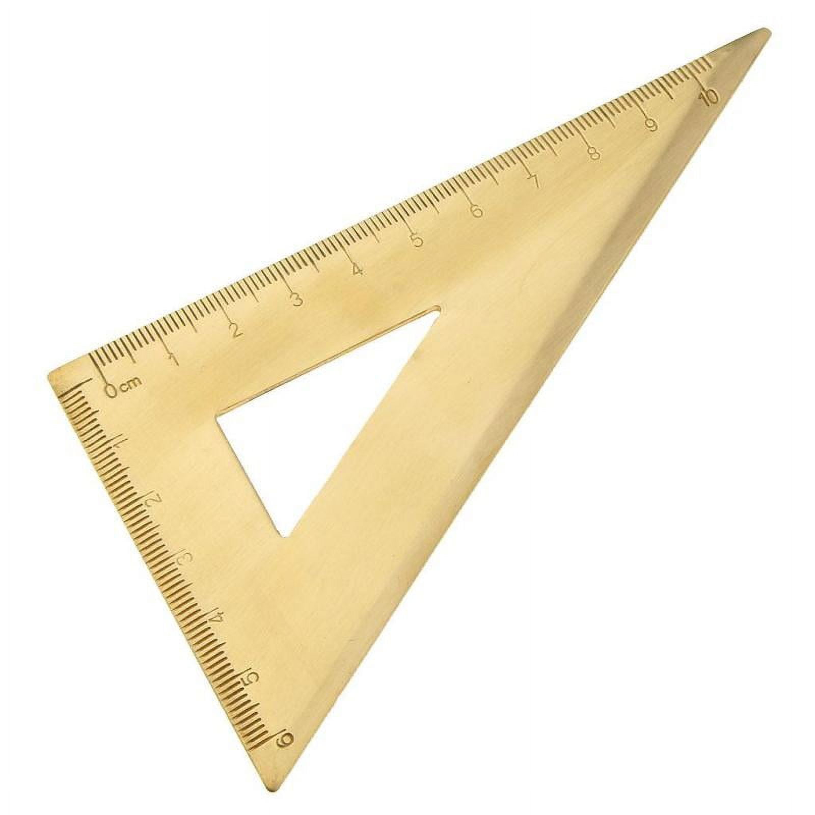 School Ruler Jewelry Measuring Scale Geometry Tool Protractor/Triangle