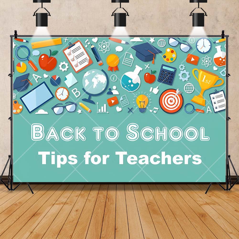 School Season Back to School Kids Gifts Carnival Student Party Banner ...