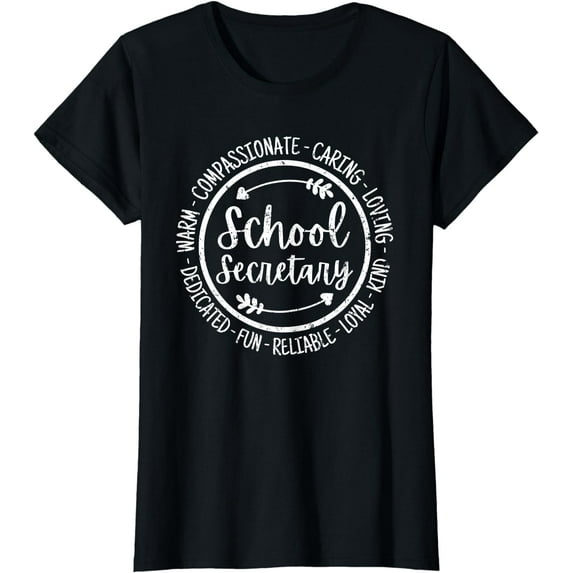 School Secretary Life School Staff Appreciation Vintage T-Shirt
