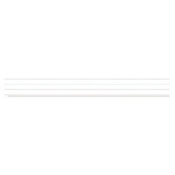 School Smart 006471 School Smart Paper Ruled Sentence Strip, 3 x 24 In, White, Pack Of 100