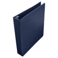 thumbnail image 1 of School Smart 086393 Vinyl General Purpose Round Ring View Binder- 1.5 In- Blue, 1 of 3