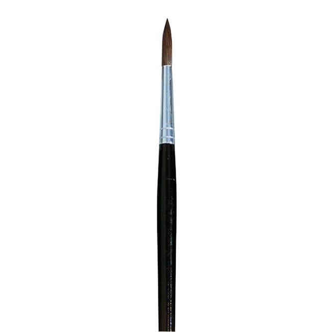School Smart 1567557 Watercolor Long Handle Brush, Size 6 - Pack of 12