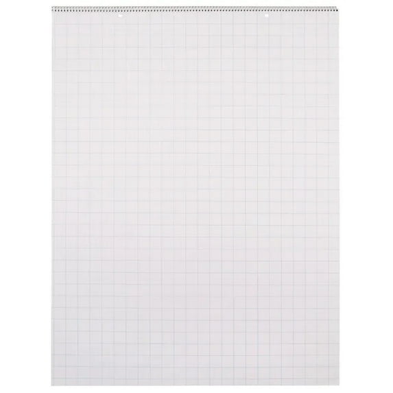 School Smart 16 x 24 In. Chart Tablet, 25 Sheets, 1 In. Grid