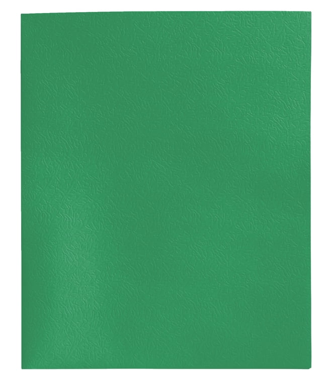 School Smart 2-Pocket Folders, Green, Pack of 25