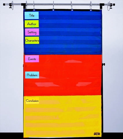 School Smart 085122 Adjustable Pocket Chart