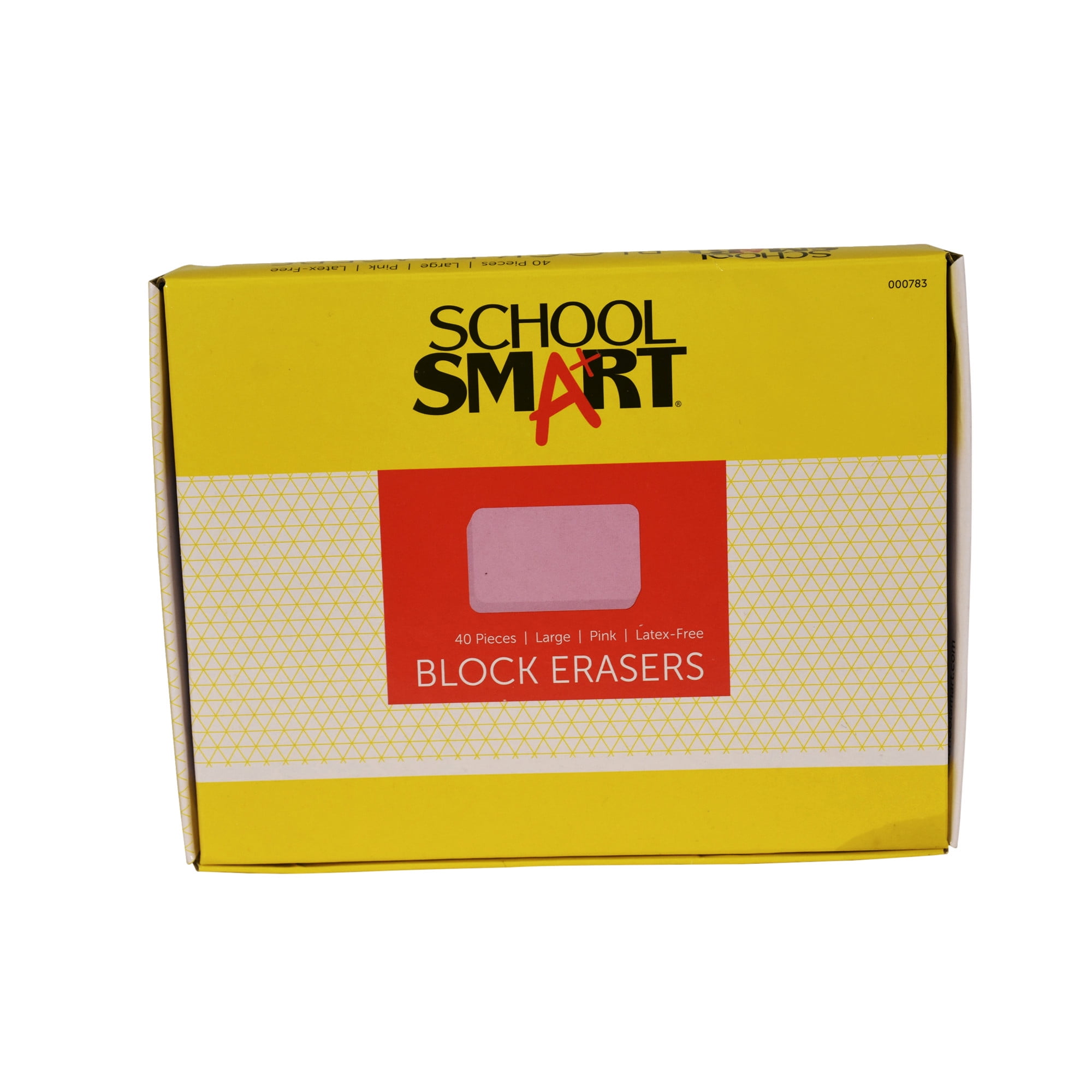 Erasers Pencil Block, Hi Polymer Large Pink Soft Eraser, Rubber and Non  Abrasive Eraser, Bulk School Supplies for Kids and Artists, Best Eraser for  Drawing, 40 Packs of 24 Erasers (960 PC)–