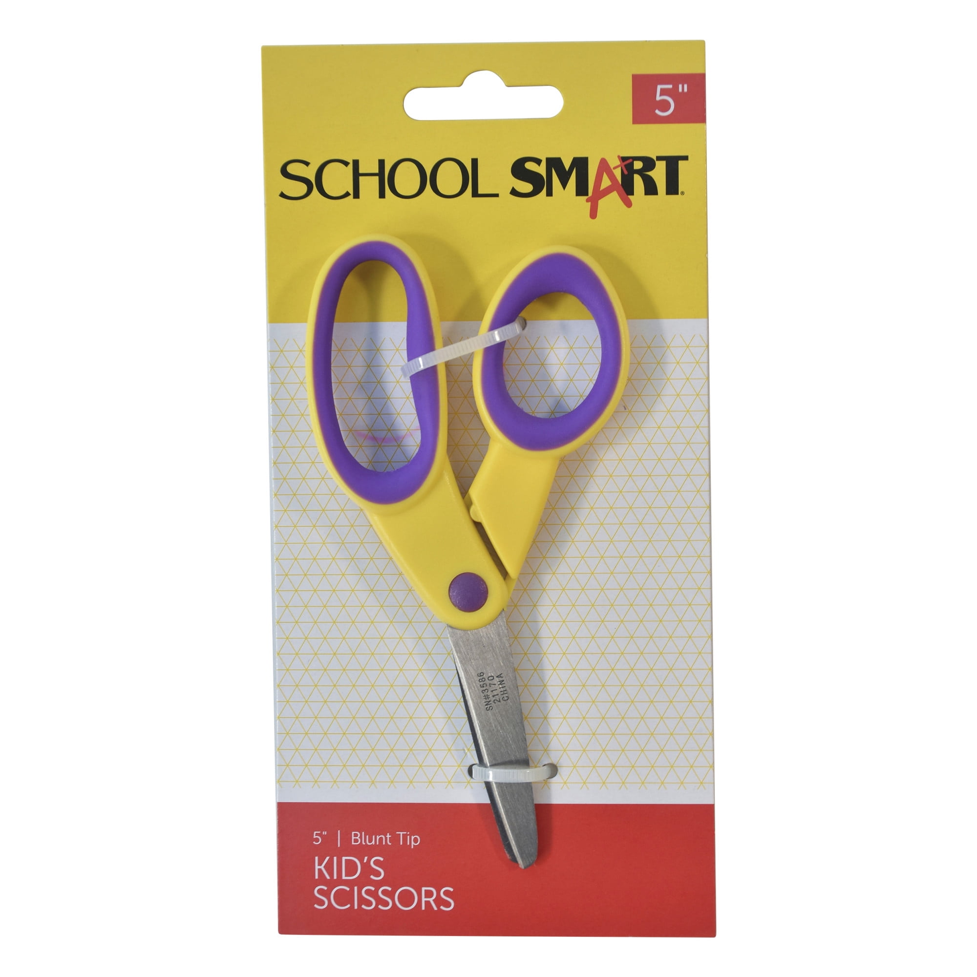 Left Handed Scissors for Adults Kids Student , 8 Inch Lefty Stainless Steel  Sharp Blade Soft Comfort-Grip Handles Blunt Scissors, 2-Pack, Blue