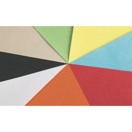 Bristol Board, 18 x 24 Inches, Assorted Colors, Pack of 100