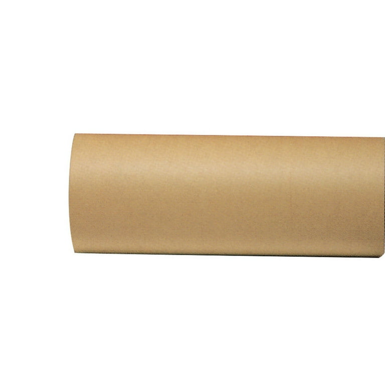 School Smart 40 Pound Heavy Weight Kraft Paper Roll - Brown - 36 inch x 1000 Feet