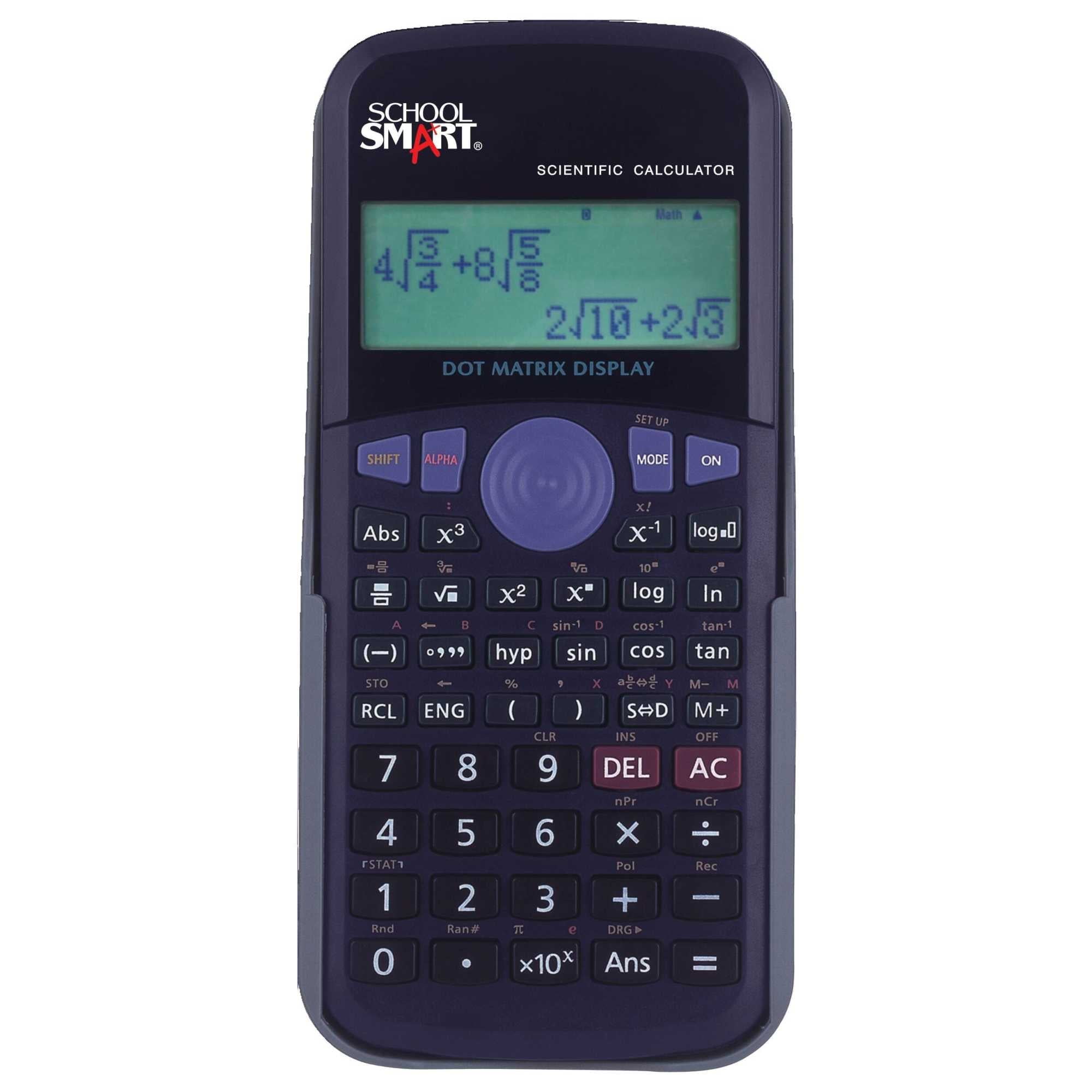 School Smart CS-209 Scientific Digit Calculator, Black