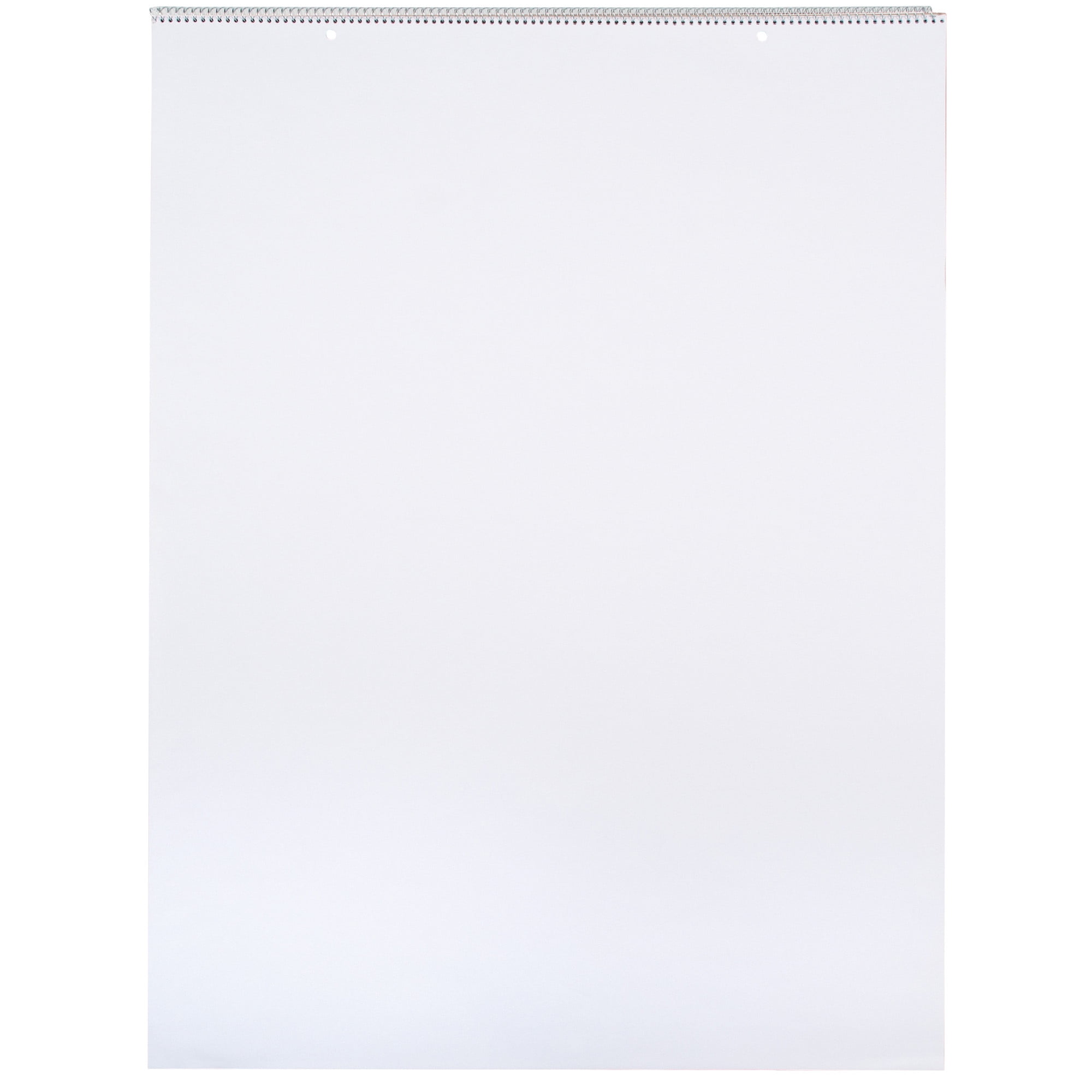 School Smart Newsprint Story Chart Pad, 1 inch Ruling, 24 inch x 36 inch, 100 Sheets, White