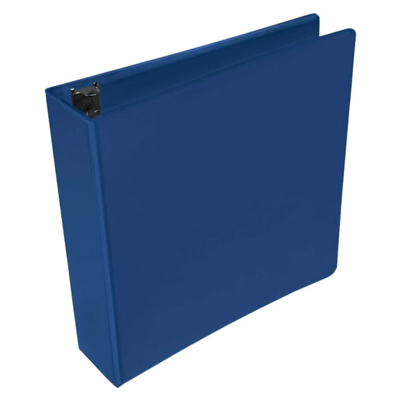 School Smart 2006481 2 in. Polypropylene D-Ring View Binder, Blue