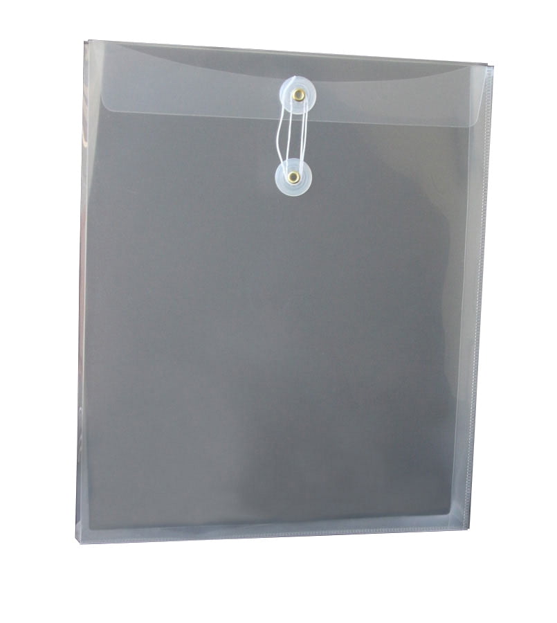 School Smart Polypropylene Top Loading Reusable String Envelope, Letter ...