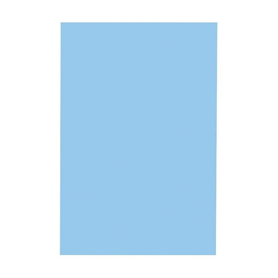 Folding Bristol Board, 12 x 18 Inches, Blue, Pack of 100