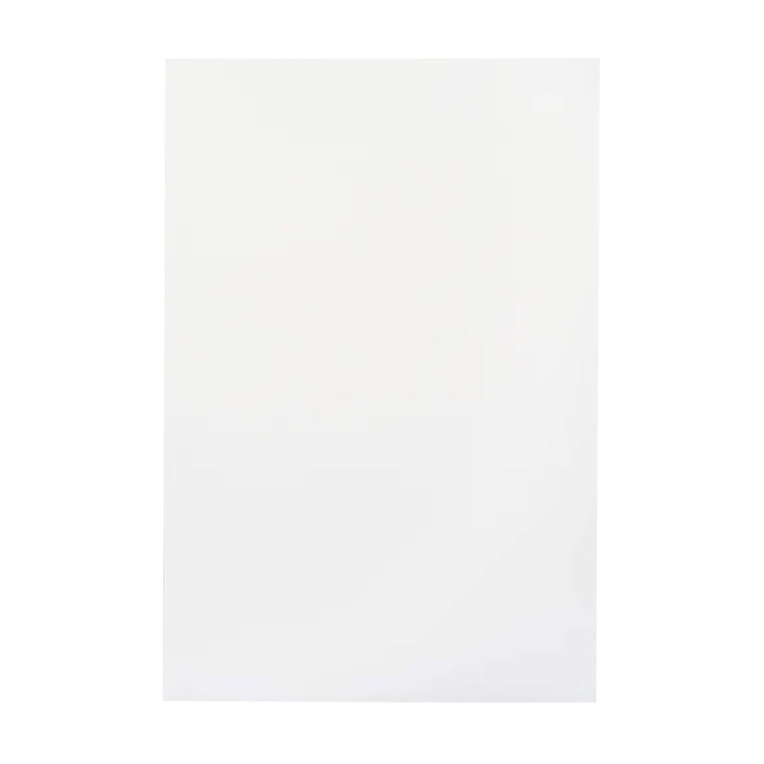 Folding Bristol Board, 12 x 18 Inches, White, Pack of 100