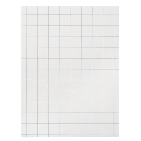 Graph Paper, 1 Inch Rule, 9 x 12 Inches, White, 500 Sheets