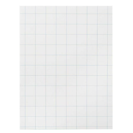 School Smart Cross Ruled Drawing Paper, 9" x 12", 500 Sheets