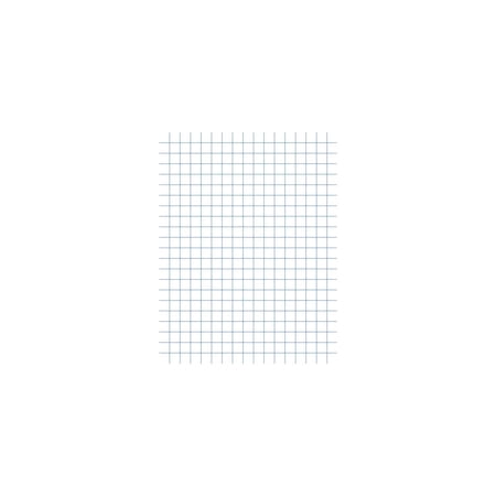 Graph Paper, 8-1/2 x 11 Inches, 1/10 Inch Ruling, White, 500 Sheets