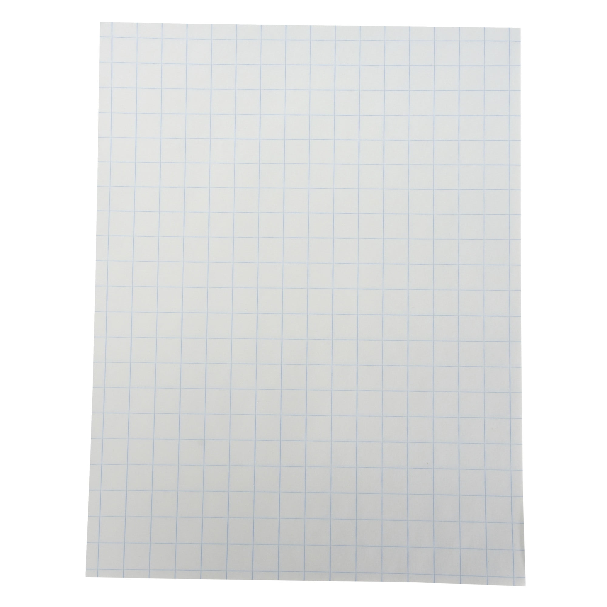 School Smart Double Sided Graph Paper, 8-1/2 x 11 in, 15 lb, 1/2 in Ruling, White, Pack of 500