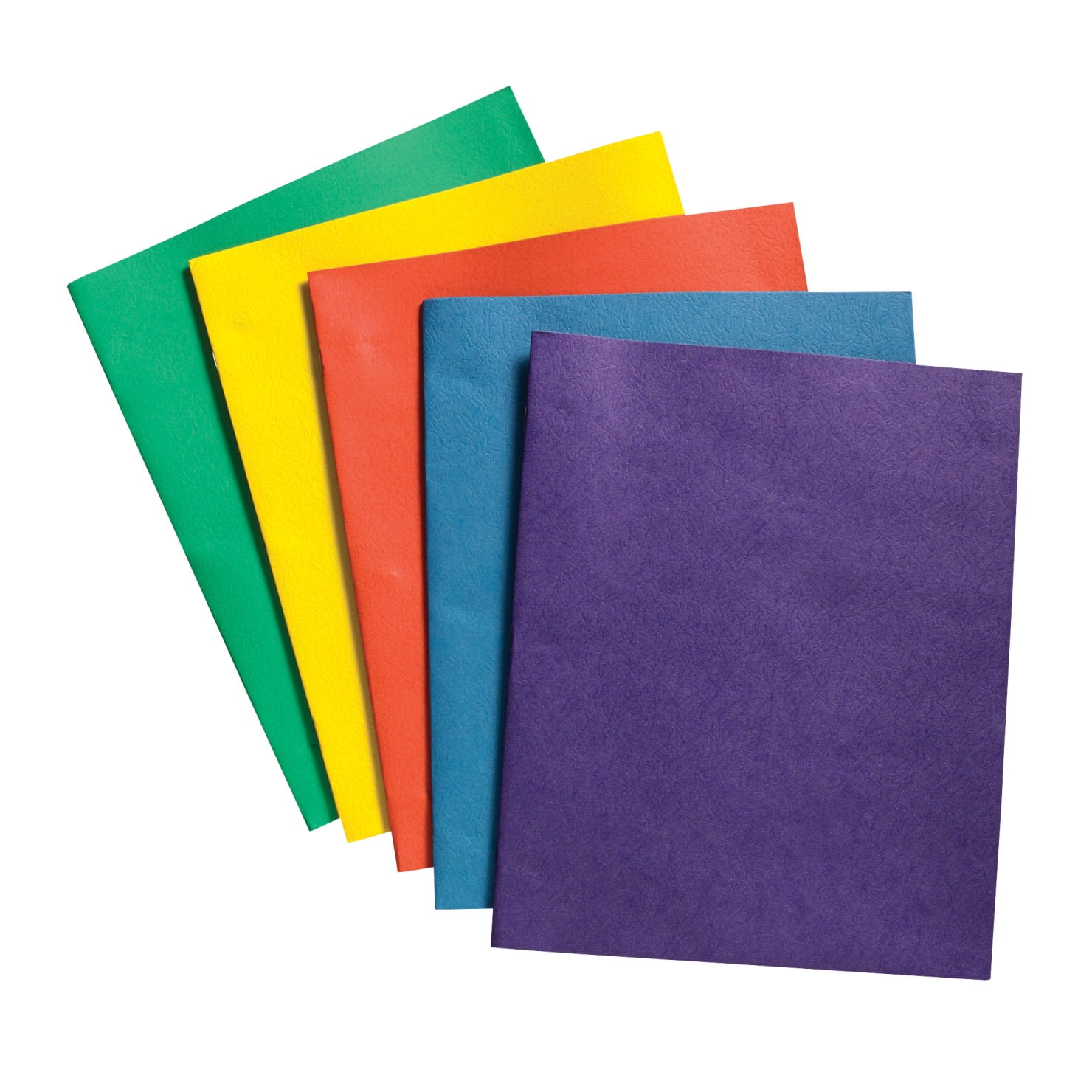 School Smart Heavy Duty Leatherette-Pocket Folder, 9.5" x 11.75", Pack of 25