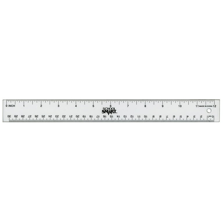 10 Clear Plastic Rulers 12 Inch Metric Ruler Straight Measuring School Tool  Art