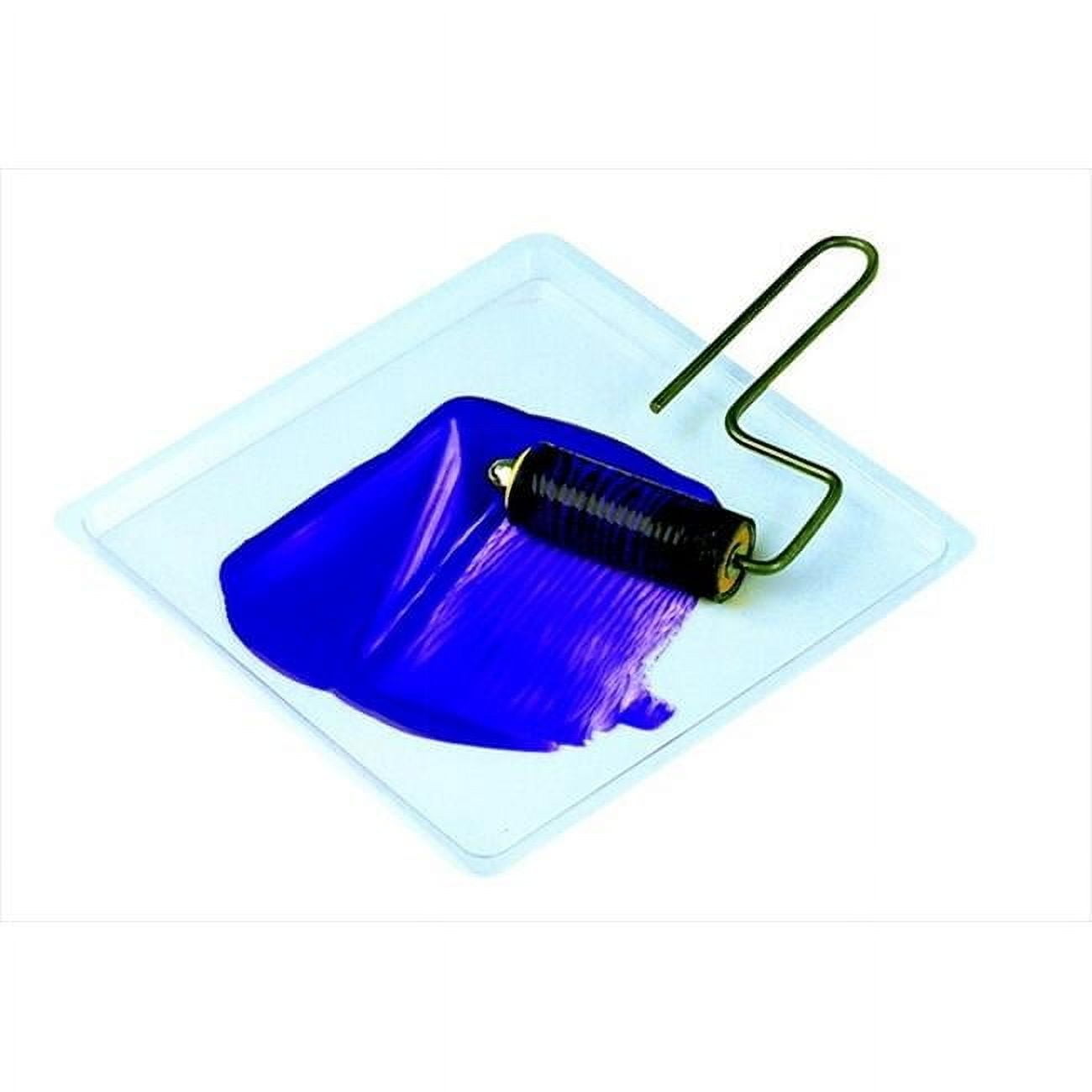 School Smart Ink-Mixing Tray, 6-1/2 x 6-1/2 inches, Plastic, Clear, Pack of 10