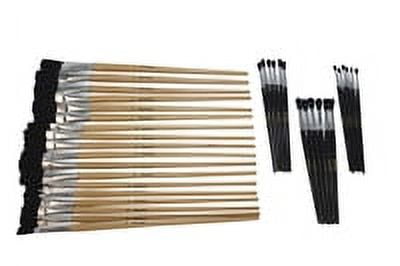 School Smart Intermediate Paint Brush Assortment, Set of 36