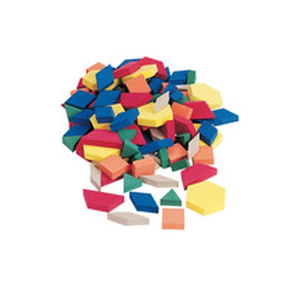 School Smart Foam Pattern Blocks, Set of 250