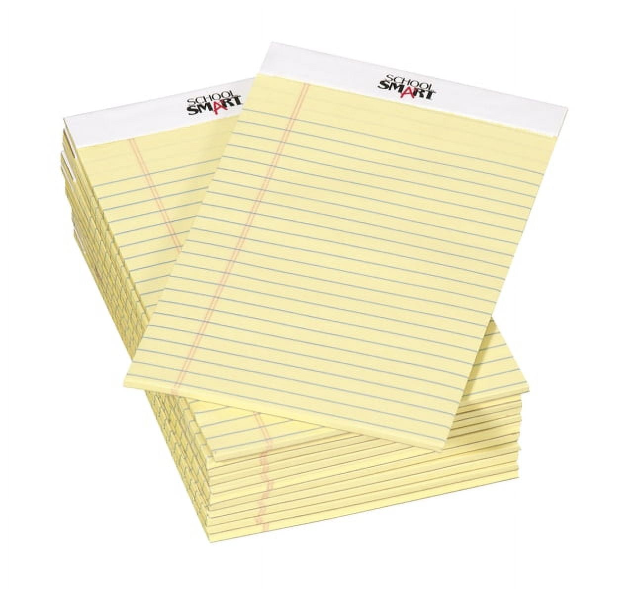 SKILCRAFT Writing Pad - 5 x 8, Junior-Size, Without Margin, White - 100  Sheets - 16 lb Basis Weight - 5 x 8 - 12Dozen - White Paper
