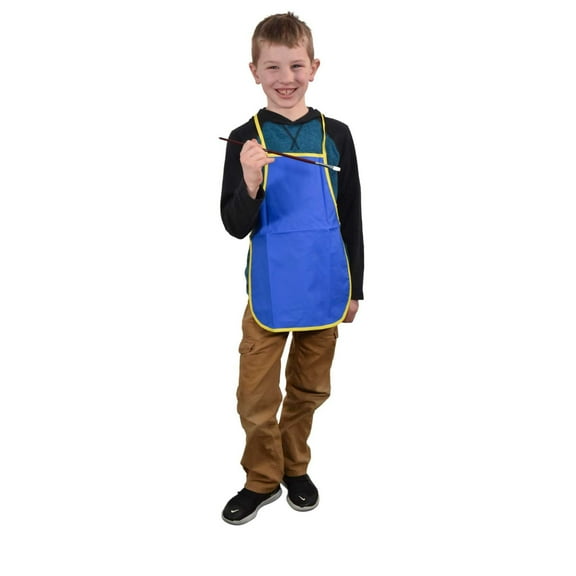 School Smart Kid's Vinyl Apron, 18 x 15 Inches