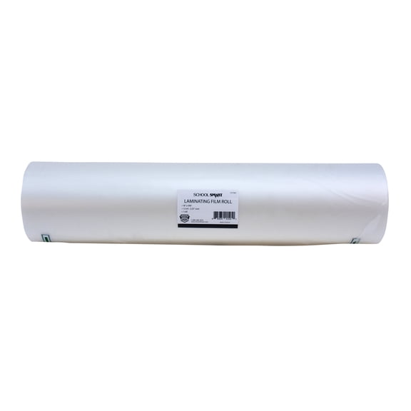 School Smart Laminating Film Roll, 18 Inches x 500 Feet, 1.5 mil Thickness