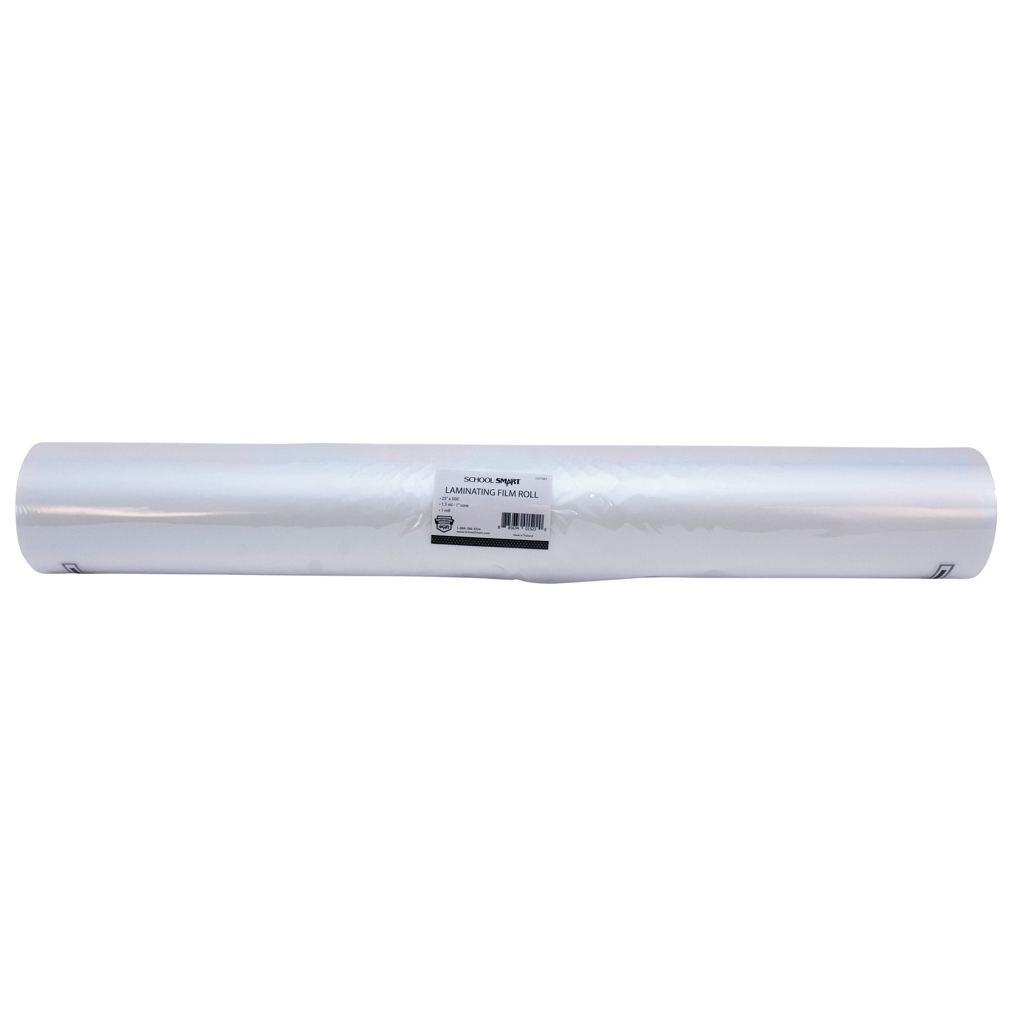 School Smart Laminating Film Roll, 25 Inches x 500 Feet, 1.5 Mil Thick