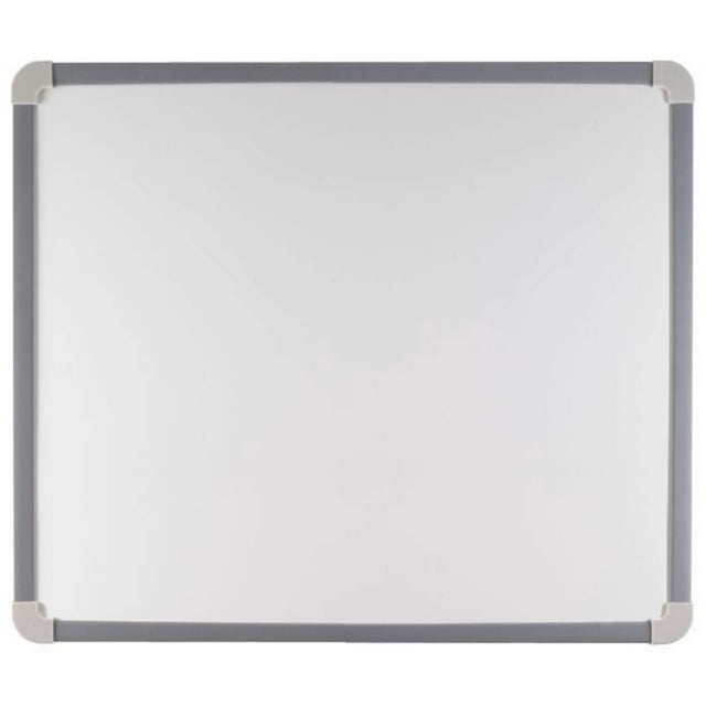 School Smart Large Magnetic Dry Erase Board, Aluminum Frame, 30 x 23 Inches