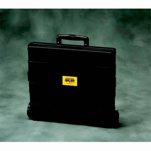 School Smart Letter Size Folding File Cart With 19 In. Handle, 11 H x 11 W x 12.87 D In.