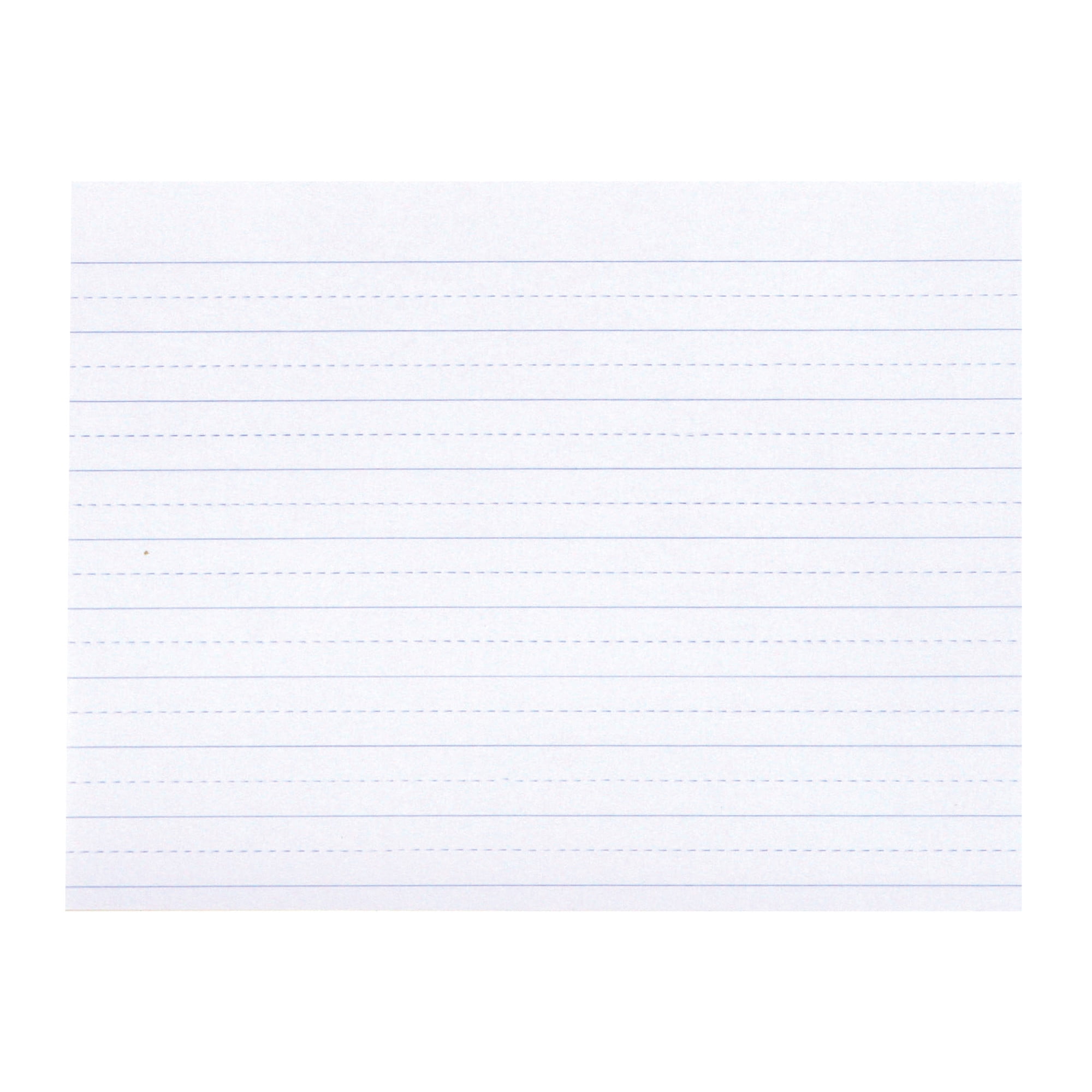 School Smart Cursive Ruled Notebook Paper with Margin - 8 in x 10 1/2 in - Ream of 500 - White