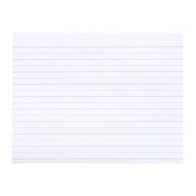School Smart Lined Writing Paper, No Margin, 101/2 x 8 Inches, 500