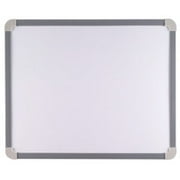 SCHOOL-MOOD School Smart Magnetic Whiteboard, Small, 17-1/4 x 14-1/2 Inches, Aluminum Frame