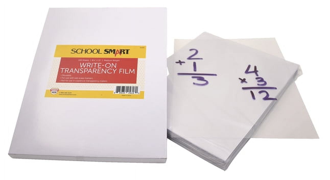 Waterproof Inkjet Transparency Film (60 Pack) 8.5x11 - Octago Products