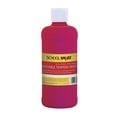 thumbnail image 1 of School Smart Non-Toxic Washable Tempera Paint, 1 pt Plastic Bottle, Magenta, 1 of 1