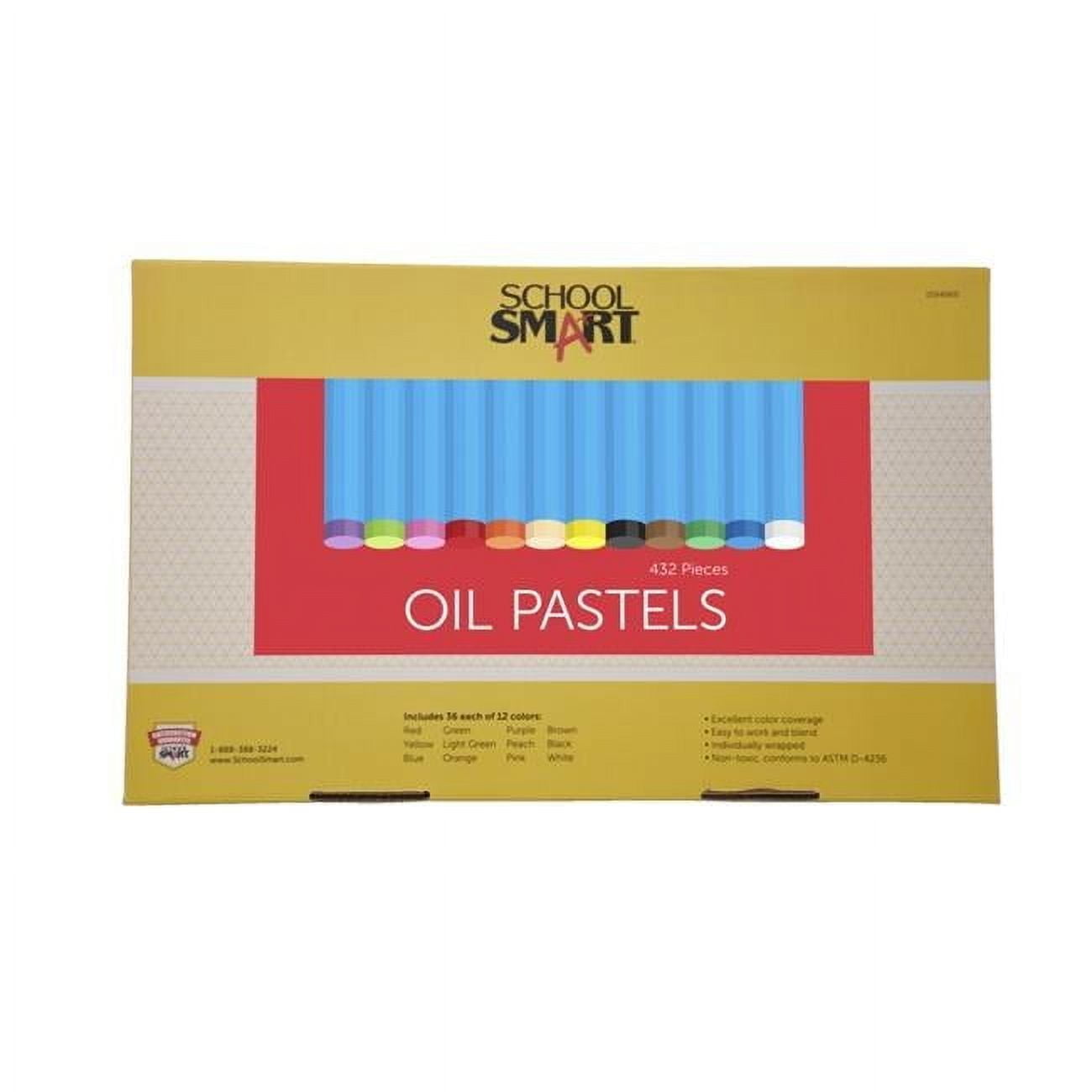 School Smart Oil Pastels, Set of 432