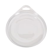 School Smart 085868 Paint Palette Tray Cover, 7.5 W In. - Plastic, White, Pack Of 12