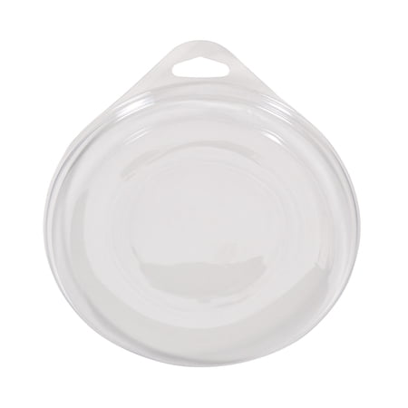 School Smart 085868 Paint Palette Tray Cover, 7.5 W In. - Plastic, White, Pack Of 12