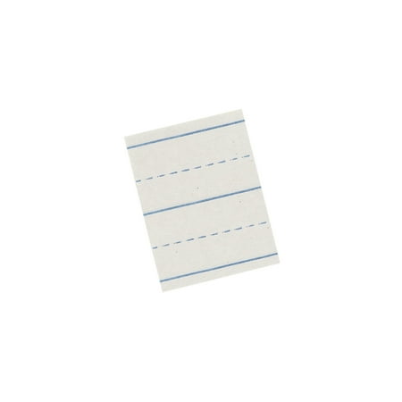 Pacon Newsprint Handwriting Paper, Picture Story, 7/8" x 7/16" Ruled Short, 9" x 12", 500 Sheets