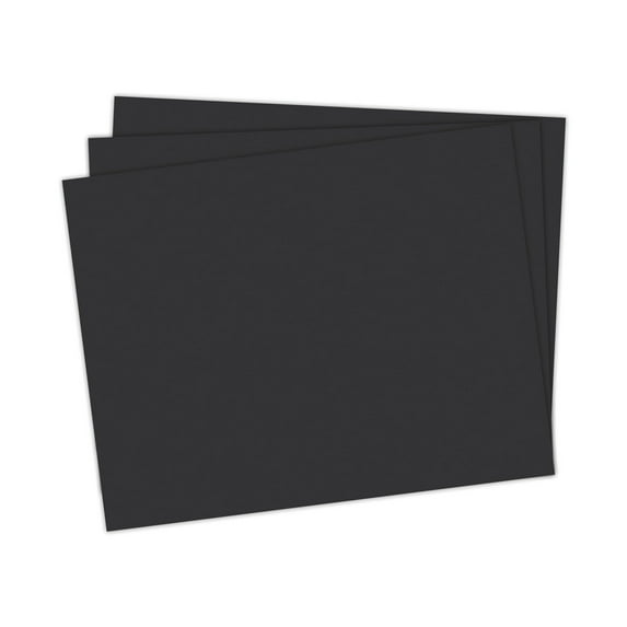 Railroad Board, 22 x 28 Inches, 6-Ply, Black, Pack of 25