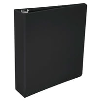 School Smart Durable Polypropylene Round Ring View Binder, 1-1/2 Inches ...