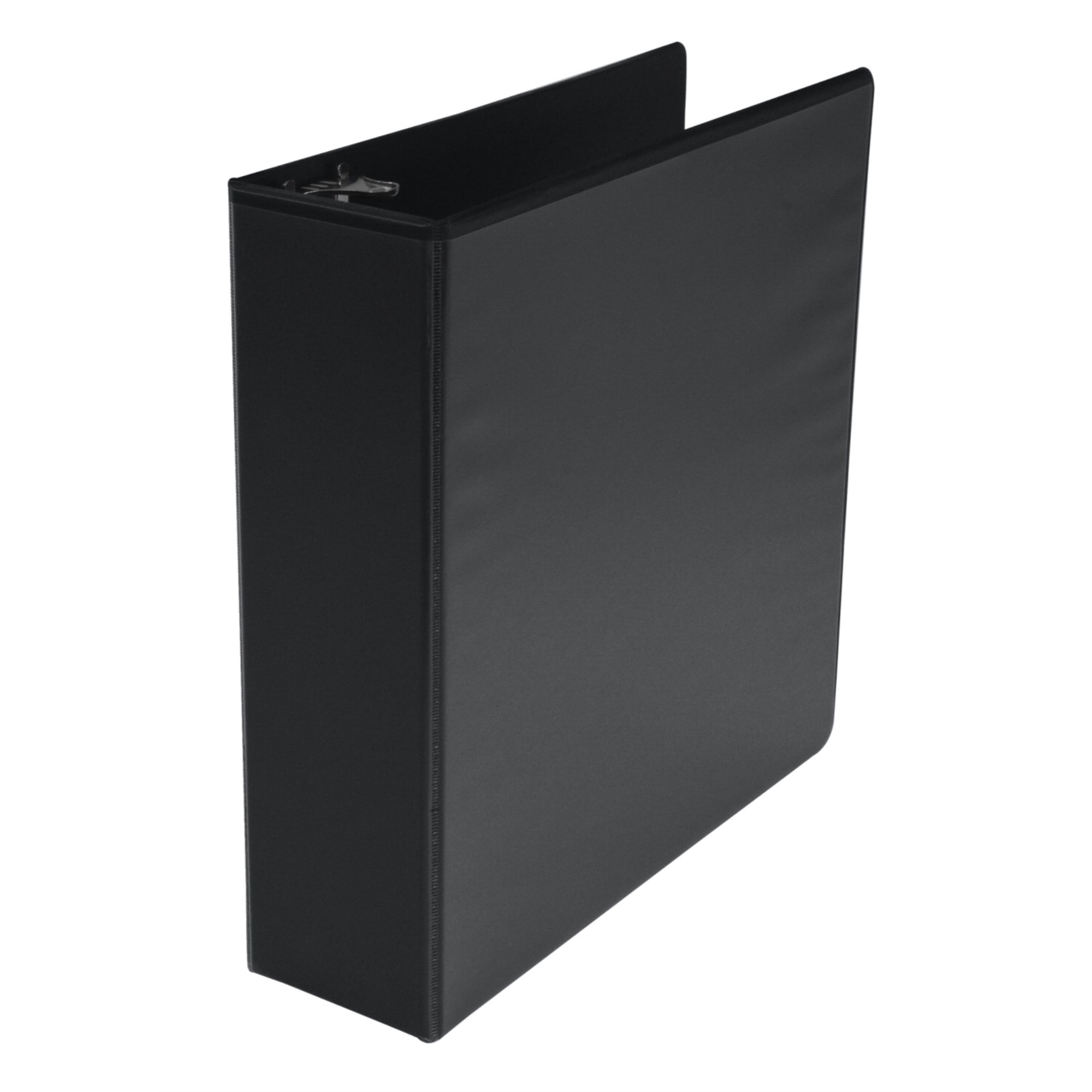 School Smart Polypropylene D-Ring View Binder, 3 Inches, Black ...