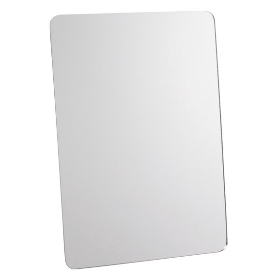 School Smart Rounded Corner Personal Mirror with Magnetic Back, 5 L x 7 W in
